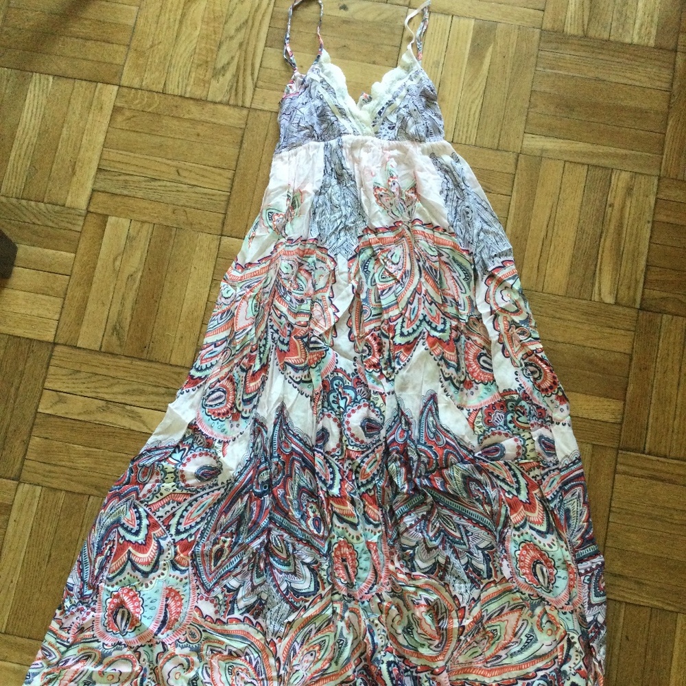 Lani Bohemian Flowy Maxi Dress Size S